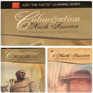 Colonization of North America 3 DVD Set Educational History Learning Series